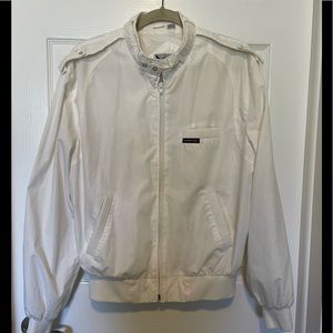Vintage Members Only Jacket White/Off White- Men’s 40 SM/MED